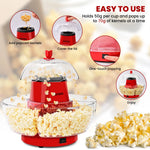 Máquina eléctrica de palomitas 1200 W – aire caliente para hogar y fiestas