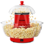 Máquina eléctrica de palomitas 1200 W – aire caliente para hogar y fiestas