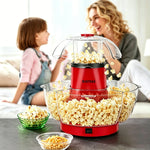Máquina eléctrica de palomitas 1200 W – aire caliente para hogar y fiestas