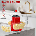 Máquina eléctrica de palomitas 1200 W – aire caliente para hogar y fiestas