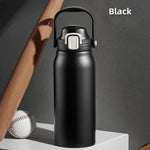 Termo deportivo térmico de acero inoxidable con pajilla – 1 L, 1.5 L y 2 L