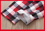 Pijamas familiares navideños con renos – adultos, niños y bebé