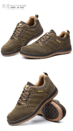 Zapatos casuales de gamuza para hombre – estilo retro antideslizante
