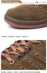 Zapatos casuales de gamuza para hombre – estilo retro antideslizante