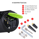 FOVOW – gato hidráulico eléctrico 12 V de 5 toneladas, kit 4 en 1