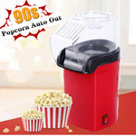Máquina de palomitas 1200 W con vaso medidor – aire caliente sin grasa