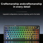 AULA F75 HE – 75% Hall Effect Tri-Mode Mechanical Keyboard, RGB, Hot-Swap & 8K