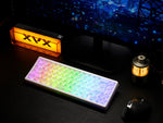 XVX M67 JadeStone – teclado mecánico inalámbrico 65% tri-modo, Gasket y RGB