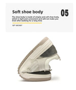 Tenis casuales de malla y cuero para hombre – suela gruesa antideslizante