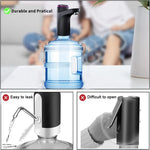 USB Charging Electric Water Bottle Dispenser For 5 Gallon Water Jugs Pump Home, Office,Camping Essentials