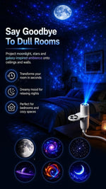 Moon Galaxy Projector – LED Starry Sky Night Light