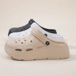 Sandalias EVA de plataforma para mujer – suela suave y perforada