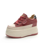 Fujin – tenis con plataforma oculta de 9 cm para mujer