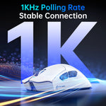 ATTACK SHARK V3 Pro – mouse gamer inalámbrico 25K DPI con base magnética