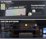 AULA F75 – 75% Gasket Mechanical Gaming Keyboard with RGB & PBT Keycaps