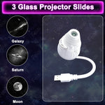Proyector USB de galaxia y planetas – luz ambiental para habitación y auto