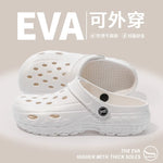 Zuecos EVA de plataforma para mujer – suaves para casa y playa