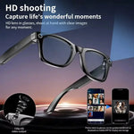 Gafas inteligentes AI con cámara 8 MP – video, traducción, Bluetooth y música