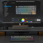 AULA F75 – 75% Gasket Mechanical Gaming Keyboard with RGB & PBT Keycaps