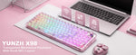 YUNZII X98 – Wireless QMK/VIA Mechanical Keyboard, RGB, Gasket & Hot-Swap