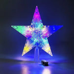 Estrella LED de 20 cm para árbol de Navidad – a pilas