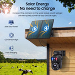 SHIWOJIA 8MP – cámara solar 4G/WiFi PTZ 360°, zoom 36X y batería 20,000 mAh