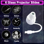 Proyector USB de galaxia y planetas – luz ambiental para habitación y auto