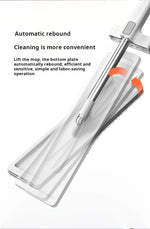 38 cm 360° Flat Spin Mop with Folding Bucket
