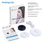 Masajeador facial EMS V-Line – 8 modos, 19 niveles y carga USB-C