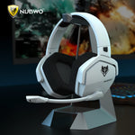 NUBWO G06 – audífonos gamer inalámbricos 2.4 GHz + Bluetooth 5.3 con micrófono