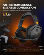 NUBWO G06 – audífonos gamer inalámbricos dual-mode 2.4 GHz + Bluetooth 5.3