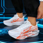Tenis running unisex con cierre giratorio – sin cordones y suela gruesa
