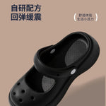 New Summer Outdoor Beach Big Toe Slides Garden Clogs Breathable Shoes For Women Platform Crogs Girl's Sandals Wrapped Slippers