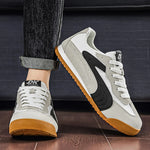 Tenis retro estilo German Trainer para hombre – suela suave y transpirable