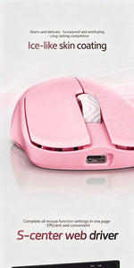 SCYROX V6s/V8s – mouse gamer inalámbrico ultraligero Dual 8K tri-modo