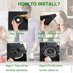 Reusable Gas Stove Burner Protectors – 6-Piece Set