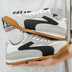 Tenis retro estilo German Trainer para hombre – suela suave y transpirable