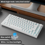 AK820 – 75% Hot-Swap Mechanical Gaming Keyboard, USB-C & White Backlight