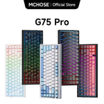 MCHOSE G75 Pro – teclado mecánico inalámbrico 75% Gasket, RGB y hot-swap