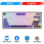 RK Royal Kludge R75 – teclado mecánico Gasket 75% RGB, hot-swap y keycaps PBT
