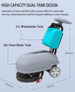 Fregadora comercial Walk-Behind 350 – limpieza de alta eficiencia