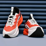 Tenis racing unisex de suela gruesa – malla, rebote y amortiguación