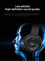 P47 – audífonos Bluetooth 5.0 inalámbricos plegables para música y gaming casual
