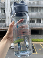 Botella deportiva 1.5 L con asa de silicona – gimnasio y viaje