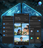 Gafas inteligentes AI con cámara 8 MP – video, traducción, Bluetooth y música