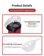 Portable Automatic Hot Air Popcorn Maker – Oil-Free