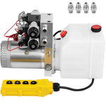 SucceBuy 12 V Double-Acting Hydraulic Power Unit with Tank