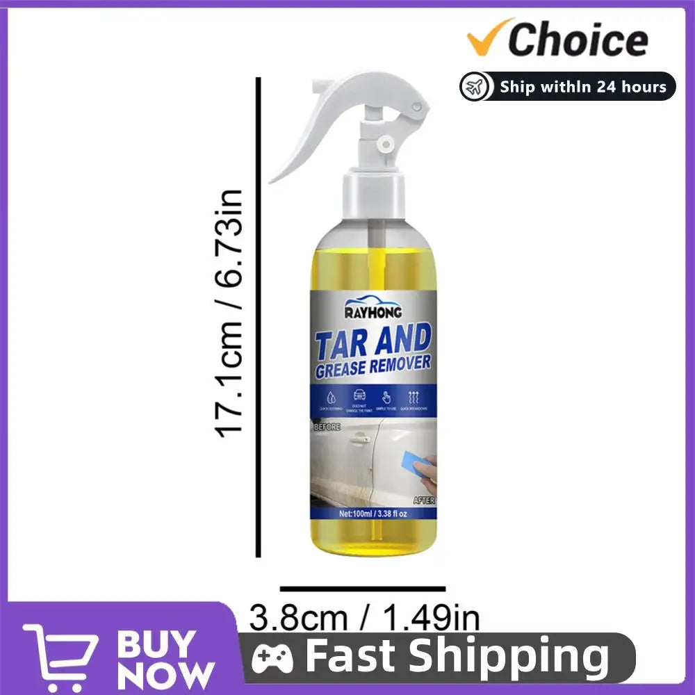 Car Exterior Surfaces Cleaner Based Formula Spray Greases Degreaser Cleaner 100ml Kitchen Home Dilute Dirt for Wash Maintenance