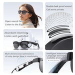 Lenovo – gafas inteligentes AI Bluetooth 5.3 con audio y micrófono