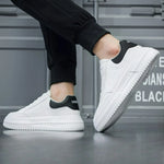 Tenis casuales transpirables para hombre – plataforma baja y cordones